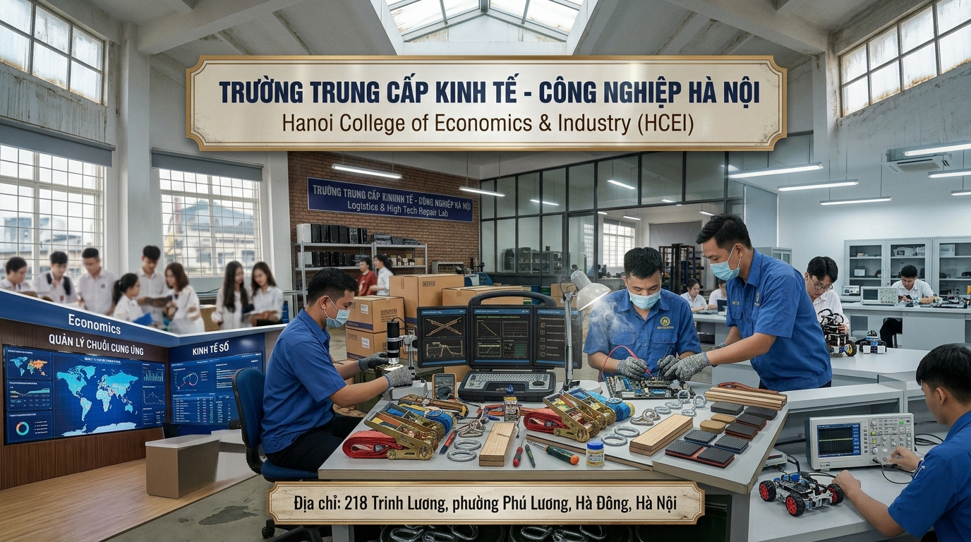 Hệ Trung cấp tại Trường Trung cấp Kinh tế - Công nghiệp Hà Nội – Học nhanh, thực hành thực tế, cam kết việc làm